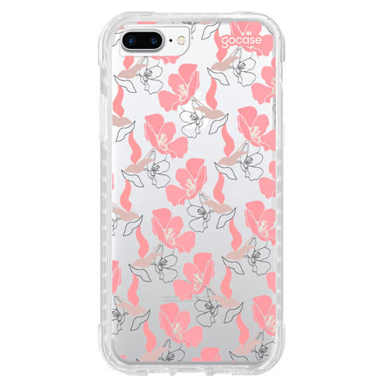 Capinha para celular  Pétalas Rosadas Pattern