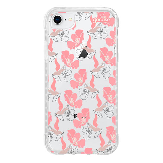 Capinha para celular  Pétalas Rosadas Pattern