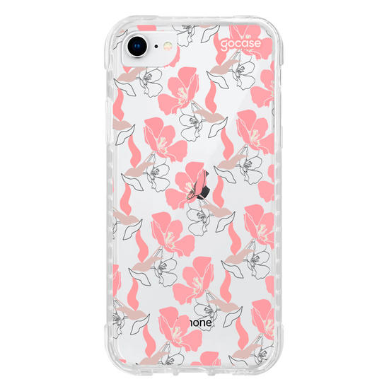 Capinha para celular  Pétalas Rosadas Pattern