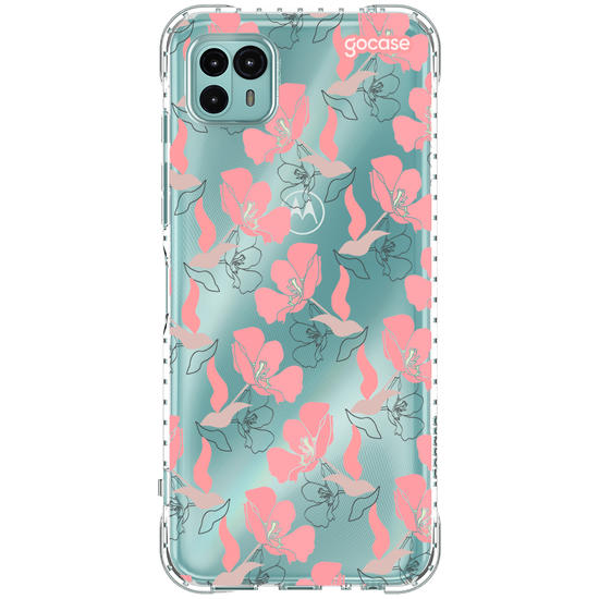 Capinha para celular  Pétalas Rosadas Pattern