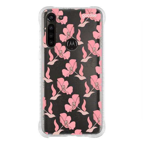 Capinha para celular  Pétalas Rosadas Pattern