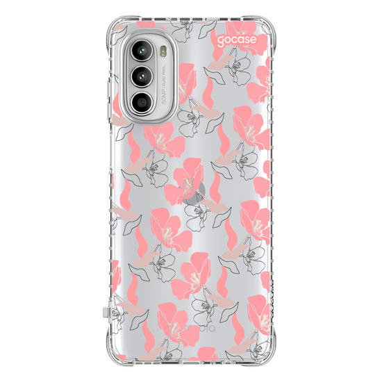 Capinha para celular  Pétalas Rosadas Pattern