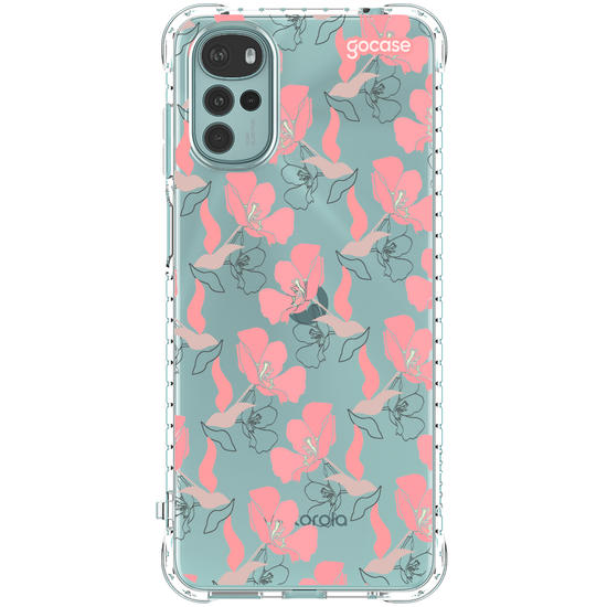 Capinha para celular  Pétalas Rosadas Pattern