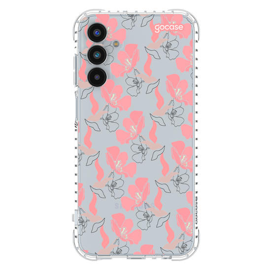 Capinha para celular  Pétalas Rosadas Pattern