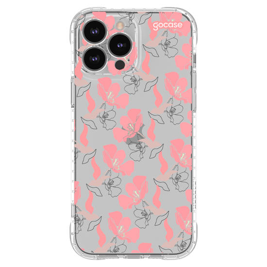 Capinha para celular  Pétalas Rosadas Pattern