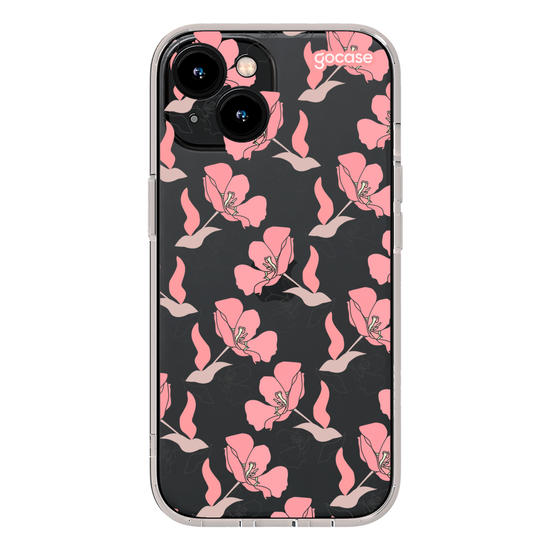 Capinha para celular  Pétalas Rosadas Pattern