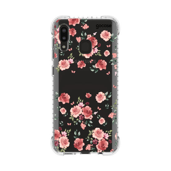 Capinha para celular Pétalas Vermelhas Manuscrita