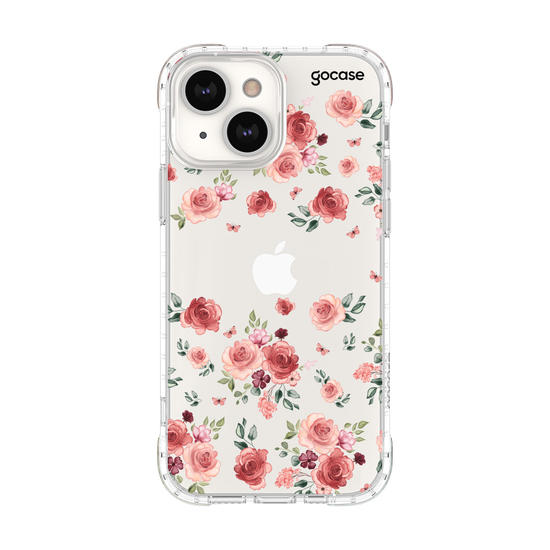 Capinha para celular Pétalas Vermelhas Manuscrita