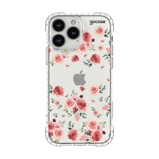Capinha para celular Pétalas Vermelhas Manuscrita