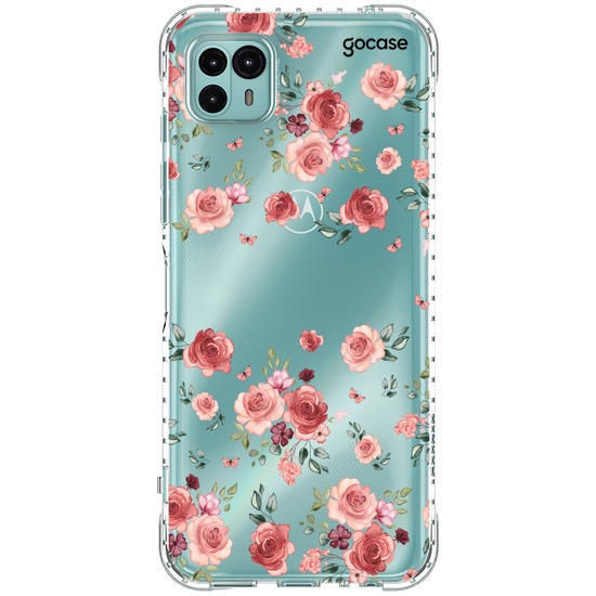 Capinha para celular Pétalas Vermelhas Manuscrita