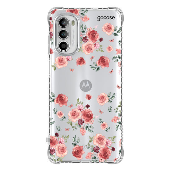 Capinha para celular Pétalas Vermelhas Manuscrita