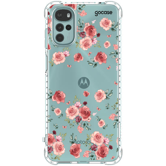 Capinha para celular Pétalas Vermelhas Manuscrita