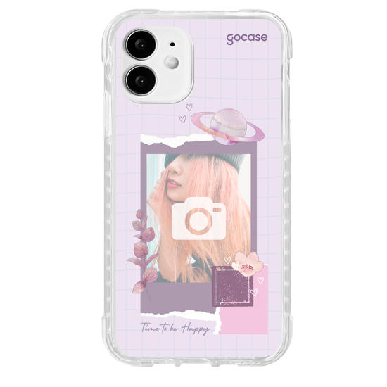 Capinha para celular  Photocard - Time to be Happy