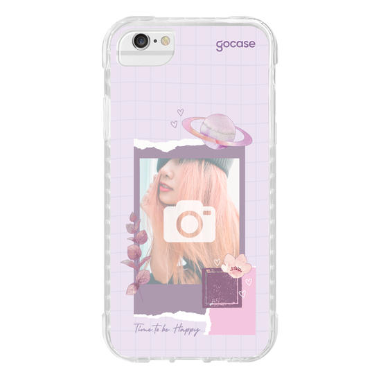 Capinha para celular  Photocard - Time to be Happy