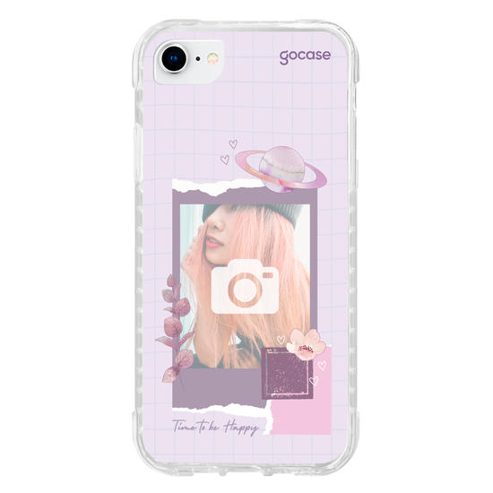 Capinha para celular  Photocard - Time to be Happy