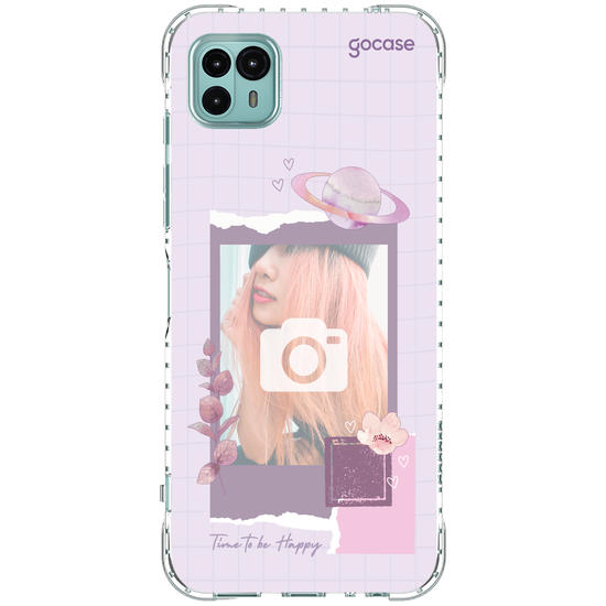 Capinha para celular  Photocard - Time to be Happy