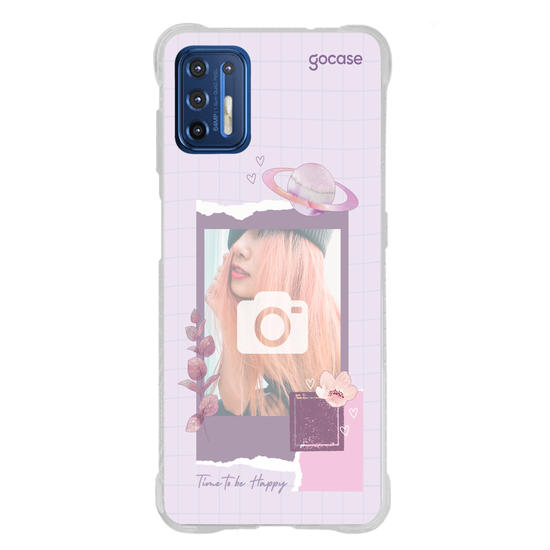 Capinha para celular  Photocard - Time to be Happy