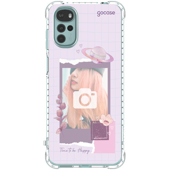 Capinha para celular  Photocard - Time to be Happy