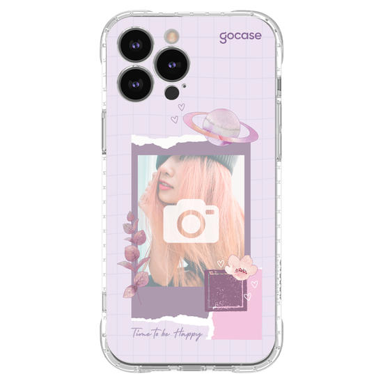 Capinha para celular  Photocard - Time to be Happy