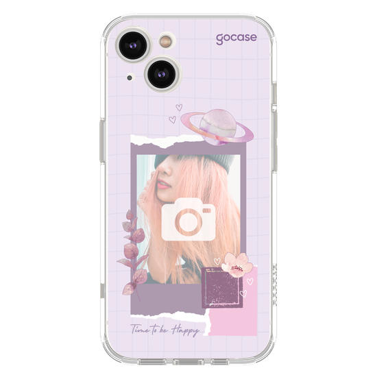 Capinha para celular  Photocard - Time to be Happy