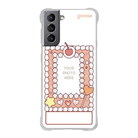 Capinha para celular  Photocard Holder Orange