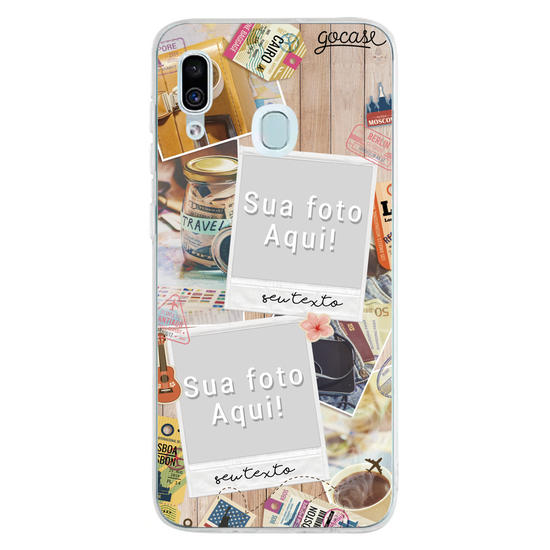 Capinha para celular Picture - Colagem de Viagem