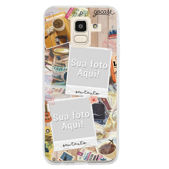 Capinha para celular Picture - Colagem de Viagem