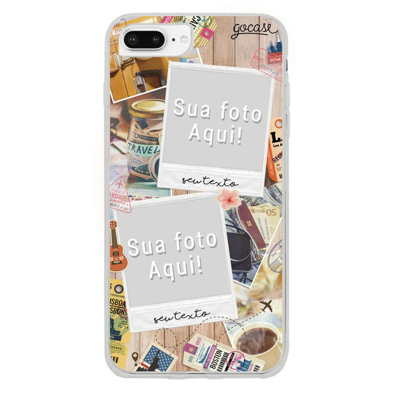 Capinha para celular Picture - Colagem de Viagem