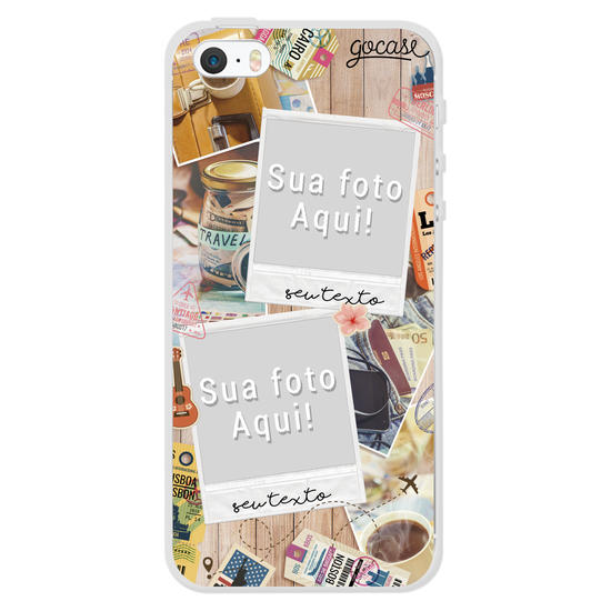 Capinha para celular Picture - Colagem de Viagem