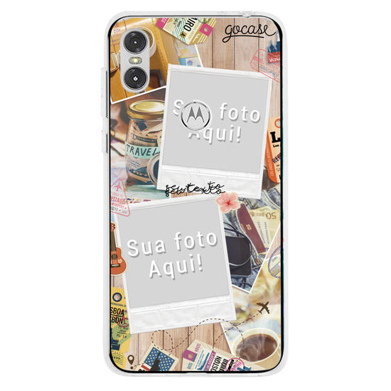 Capinha para celular Picture - Colagem de Viagem