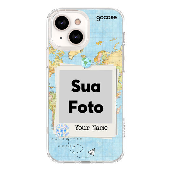 Custom Photo - World map Phone Case