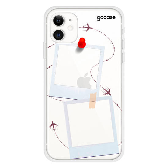 Custom Photo - World Trip Clean Phone Case