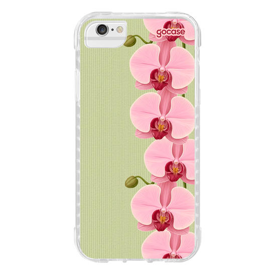 Capinha para celular  Pink and Green Orchids