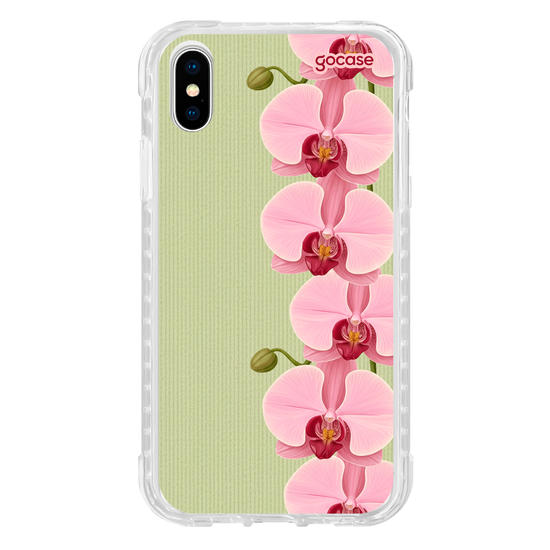 Capinha para celular  Pink and Green Orchids