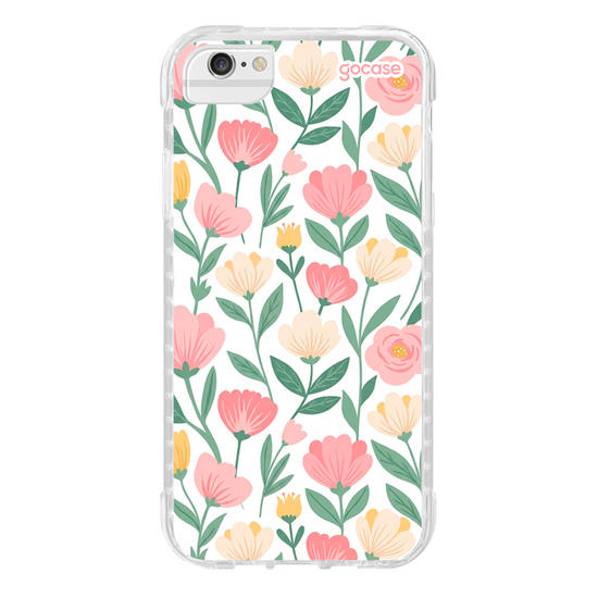 Capinha para celular  Pink and Yellow Garden