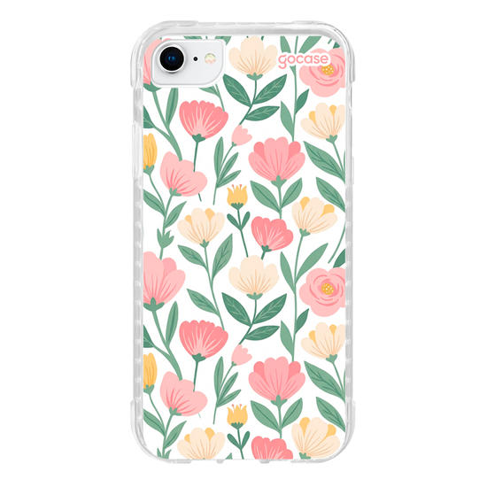 Capinha para celular  Pink and Yellow Garden