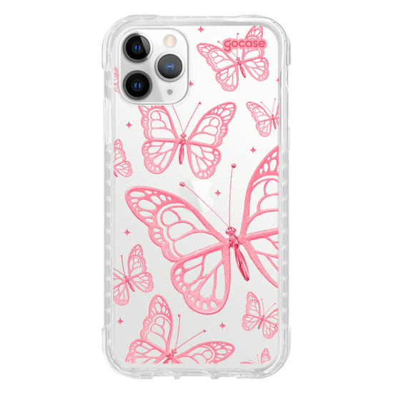 Capinha para celular  Pink Butterflies