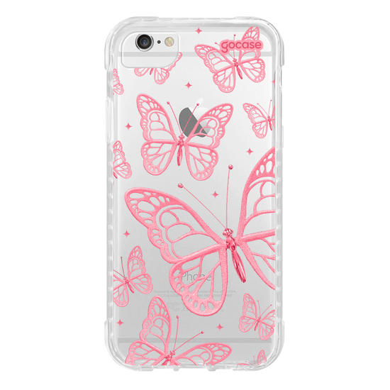 Capinha para celular  Pink Butterflies