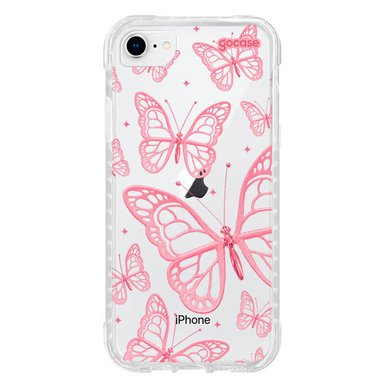 Capinha para celular  Pink Butterflies