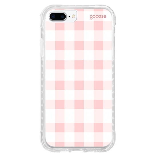 Capinha para celular  Pink Checkered Pattern
