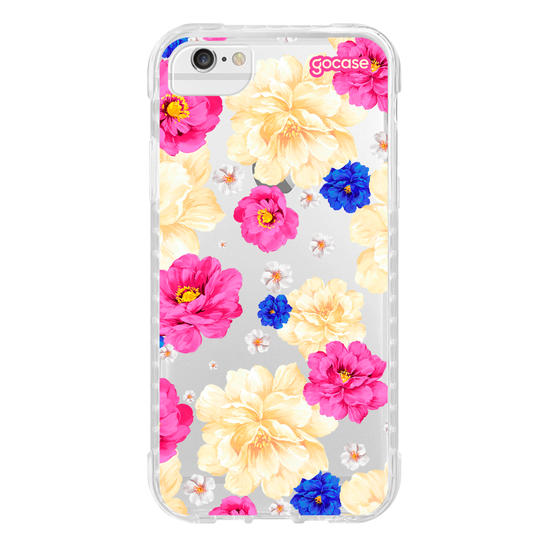 Capinha para celular  Pink & Blue Floral