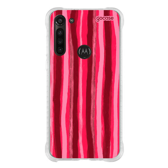 Capinha para celular  Pink Fever Stripes