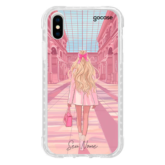 Capinha para celular  Garota Mundo Pink