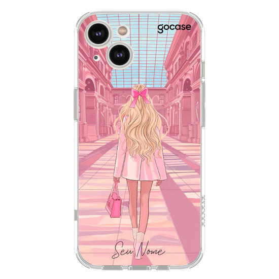Capinha para celular  Garota Mundo Pink