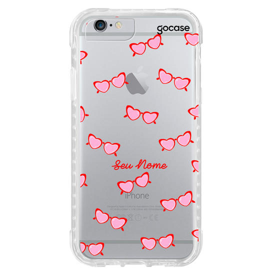 Capinha para celular Pink Glasses