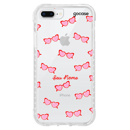 Capinha para celular Pink Glasses