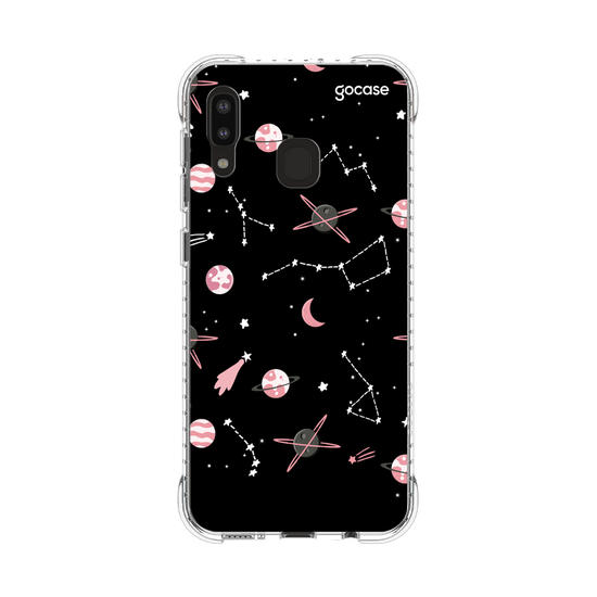 Capinha para celular Pink Planets