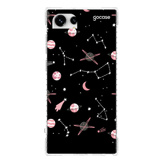 Capinha para celular Pink Planets