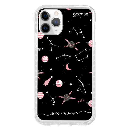 Capinha para celular Pink Planets