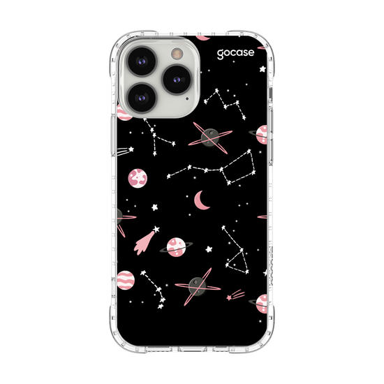Capinha para celular Pink Planets